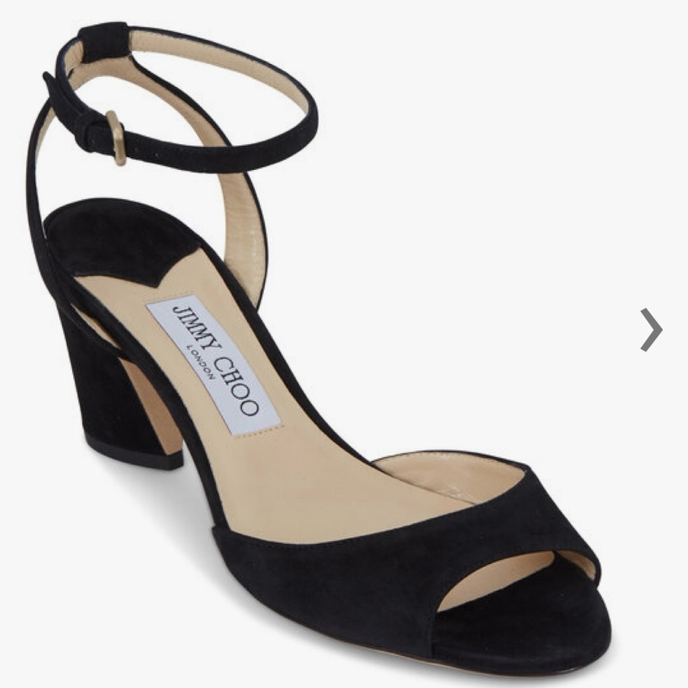 Jimmy Choo Miranda 65 High Heels -Excellent condition –Black Women’s Eu 38, US 8